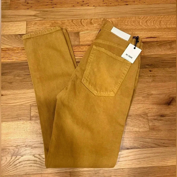 RE/DONE Original Womens jeans size 25, Earthen Gold, NWT - Picture 1 of 8